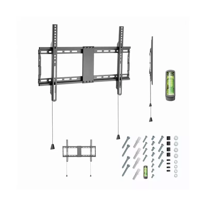 Gembird WM-80F-01 pevný nástenný držiak TV, 37–80 palcov, do 70 kg, VESA do 600x400, čierny
