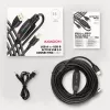 Axagon ADR-215B USB 2.0 A-M -> B-M aktívny prepojovací/repeater kábel 15 m