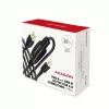 Axagon ADR-220B aktívny USB 2.0 A-M -> B-M prepojovací/repeater kábel 20 m