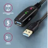 Axagon ADR-305 USB 3.2 Gen 1 A-M -> A-F aktívny predlžovací/repeater kábel 5 m