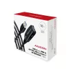 Axagon ADR-310 USB 3.2 Gen 1 A-M -> A-F aktívny predlžovací/repeater kábel 10m