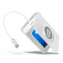 AXAGON ADSA-1S adaptér USB 2.0 pre 2,5-palcové SATA SSD/HDD s puzdrom, 480 Mbit/s, biely