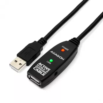 Axagon ADR-210 USB 2.0 A-M -> A-F aktívny predlžovací/repeater kábel 10 m