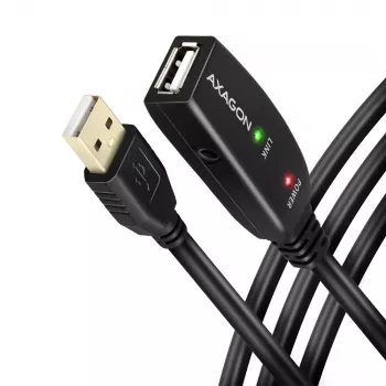Axagon ADR-220 USB 2.0 A-M -> A-F aktívny predlžovací/repeater kábel 20 m