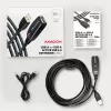 Axagon ADR-220 USB 2.0 A-M -> A-F aktívny predlžovací/repeater kábel 20 m