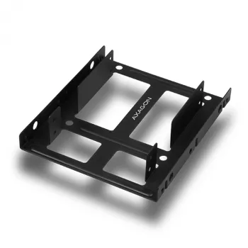 Axagon RHD-225 METAL držiak pre 2x 2,5 palcový HDD/SSD do 3,5 palcového inštalačného slotu, držiak ventilátora