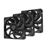 GENESIS Oxal 120 ventilátor do počítačovej skrine 12 cm čierny 3 ks