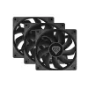 GENESIS Oxal 120 ventilátor do počítačovej skrine 12 cm čierny 3 ks