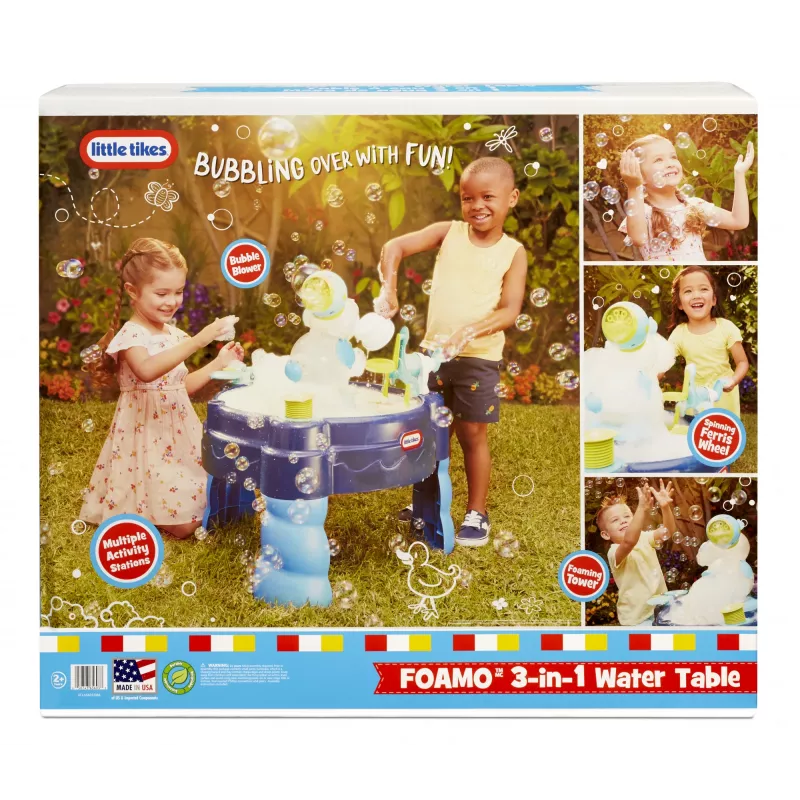 Little Tikes FOAMO 3-in-1 vodný stôl, vodný stôl, 2 rok(y), viacfarebný