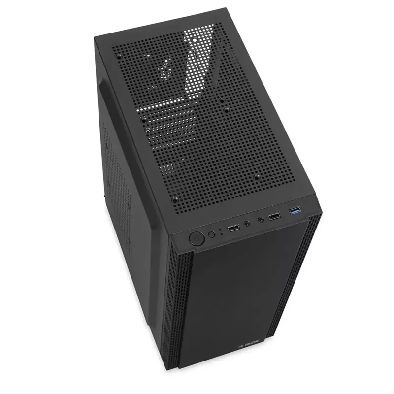 PC skriňa IBOX ANTILA 39 Midi Tower — čierna, ATX/microATX, GPU do 31 cm, výška chladiča CPU 150 mm