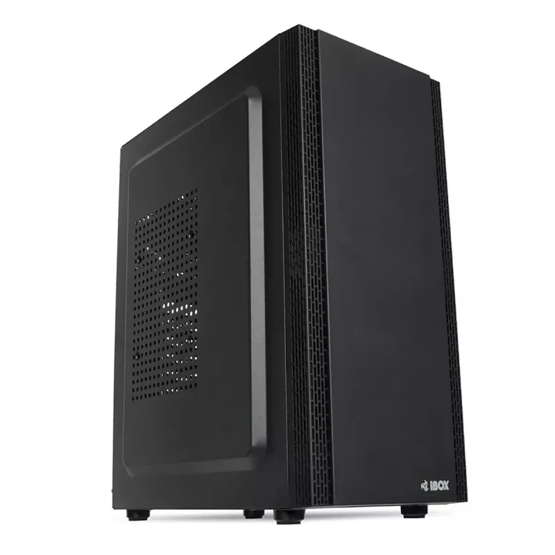 PC skriňa IBOX ANTILA 39 Midi Tower — čierna, ATX/microATX, GPU do 31 cm, výška chladiča CPU 150 mm