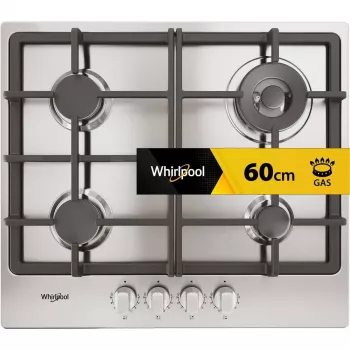 Whirlpool TGML 661 IX R nerezová vstavaná 58 cm plynová 4 zóny