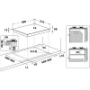 Whirlpool TGML 661 IX R nerezová vstavaná 58 cm plynová 4 zóny