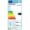 Whirlpool OMR58HU1X vstavaná elektrická rúra, 71 l, teplovzdušná, SmartClean, energetická trieda A+, nehrdzavejúca oceľ