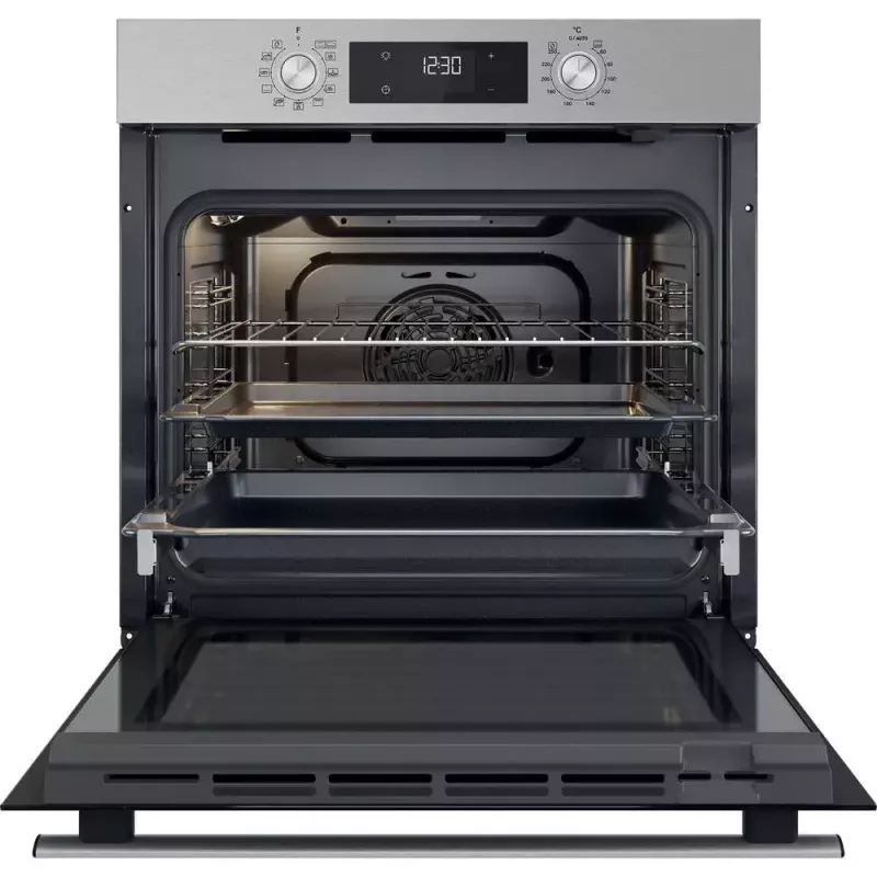 Whirlpool OMR58HU1X vstavaná elektrická rúra, 71 l, teplovzdušná, SmartClean, energetická trieda A+, nehrdzavejúca oceľ
