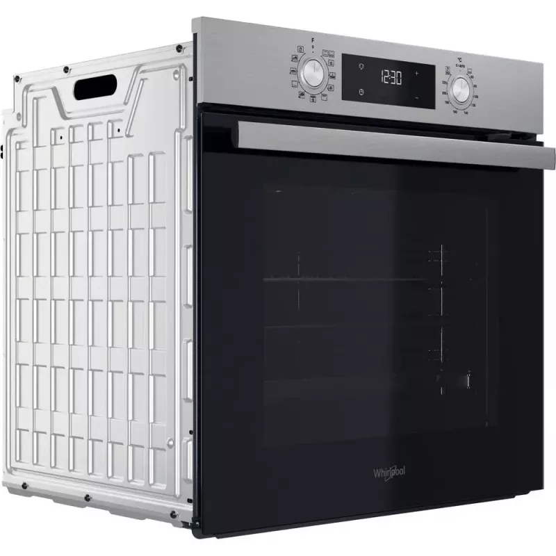Whirlpool OMR58HU1X vstavaná elektrická rúra, 71 l, teplovzdušná, SmartClean, energetická trieda A+, nehrdzavejúca oceľ