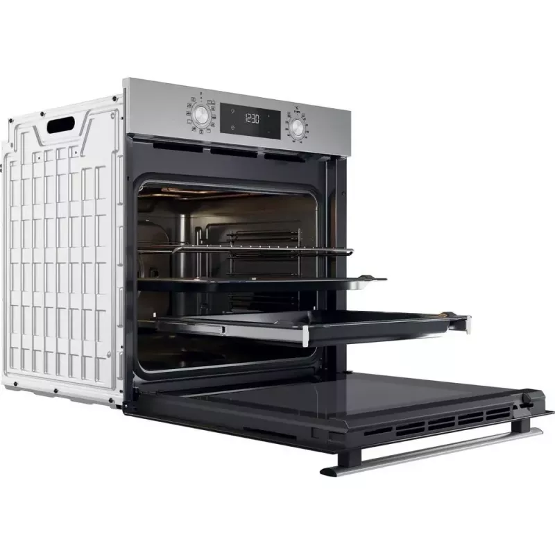 Whirlpool OMR58HU1X vstavaná elektrická rúra, 71 l, teplovzdušná, SmartClean, energetická trieda A+, nehrdzavejúca oceľ