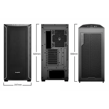 PC skriňa be quiet! Shadow Base 800 DX Midi Tower čierna