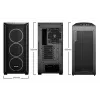 PC skriňa be quiet! Shadow Base 800 FX Midi Tower čierna