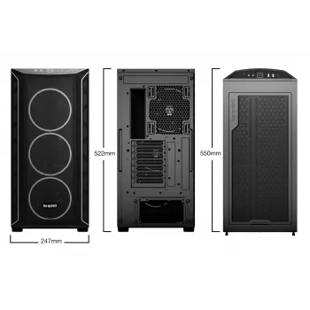 PC skriňa be quiet! Shadow Base 800 FX Midi Tower čierna