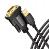 Axagon ADS-1PQN USB-A 2.0 - sériový RS-232 DB9-M FTDI adaptérový kábel