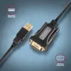 Axagon ADS-1PQN USB-A 2.0 - sériový RS-232 DB9-M FTDI adaptérový kábel
