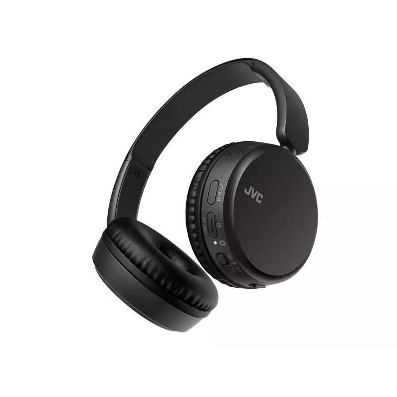 JVC Deep Bass Bluetooth on-ear čierne, bezdrôtové, hovory/hudba, 20 - 20000 Hz, 157 g, headset, čierna