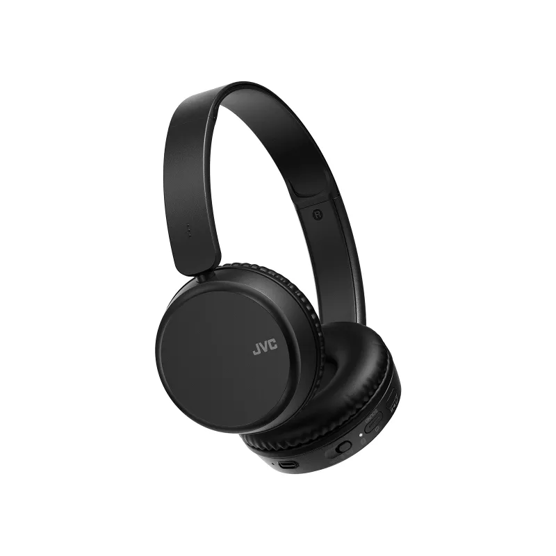 JVC Deep Bass Bluetooth on-ear čierne, bezdrôtové, hovory/hudba, 20 - 20000 Hz, 157 g, headset, čierna