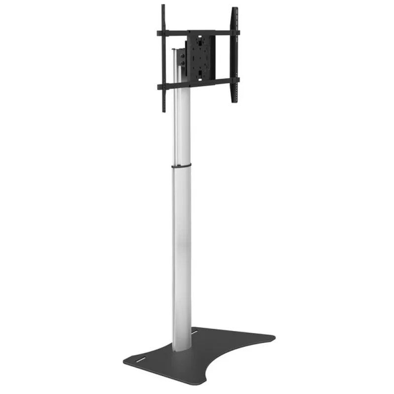 Techly ICA-TR39 podlahový stojan na TV, 32 – 70 palcov, 40 kg, VESA 800x400, čierno-strieborný