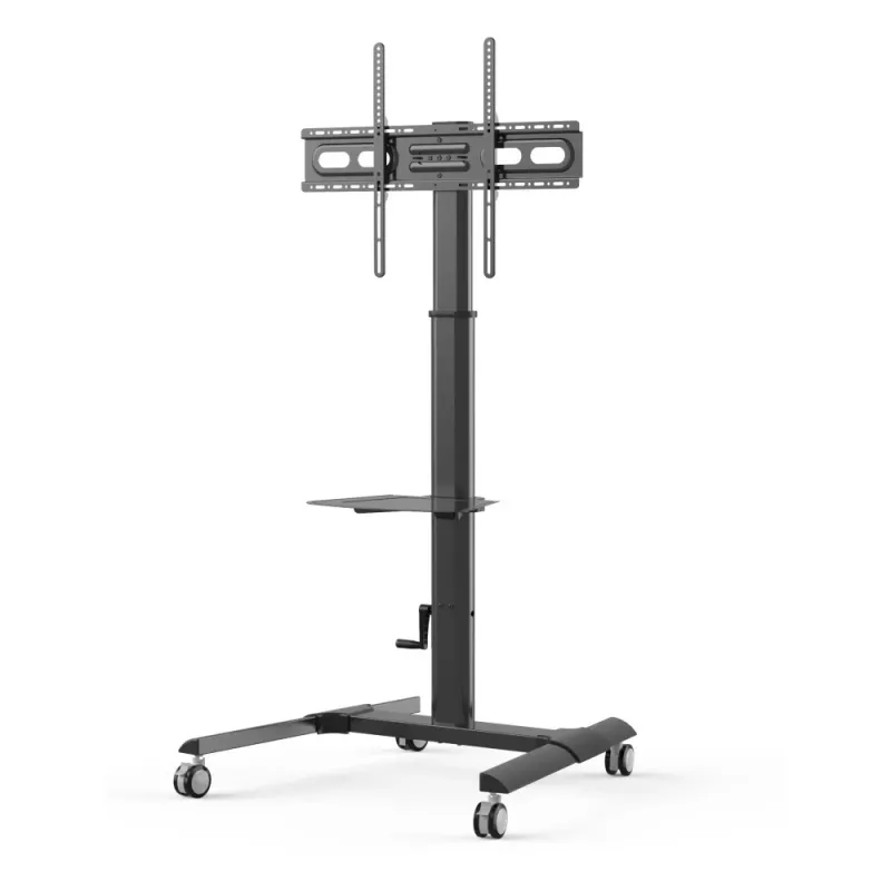 Techly ICA-TR228 multimediálny vozík/stojan čierny pre plochý panel