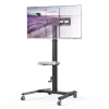 Techly ICA-TR228 multimediálny vozík/stojan čierny pre plochý panel