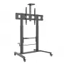 Multimediálny vozík TECHLY ICA-TR230 čierny pre plochý displej do 110 palcov, VESA 900x600, výška 1850 mm, nosnosť 120 kg