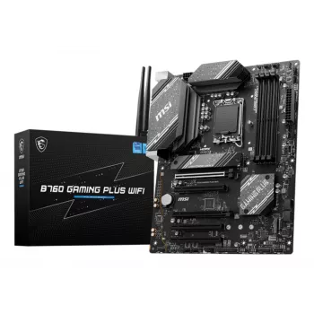 Základná doska MSI B760 GAMING PLUS WIFI — Intel B760, LGA 1700, ATX, DDR5, 4 DIMM, Wi‑Fi 6E, 2.5Gb LAN