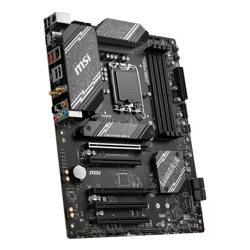 Základná doska MSI B760 GAMING PLUS WIFI — Intel B760, LGA 1700, ATX, DDR5, 4 DIMM, Wi‑Fi 6E, 2.5Gb LAN