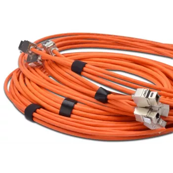 DIGITUS suchý zips, 20 mm široký pre štruktúrovanú kabeláž 10 m rolka, farba čierna