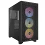 CORSAIR Mid-tower PC skriňa - 3000d RGB Airflow - čierna