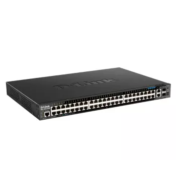 D-Link DGS-1520-52MP Managed L3 Gigabit Ethernet (10/100/1000) Power over Ethernet (PoE) 1U čierny
