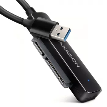 Axagon ADSA-FP2A rozširujúca karta USB 3.2 Gen 1 SATA konektor samec čierna