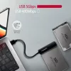 Axagon ADSA-FP2A rozširujúca karta USB 3.2 Gen 1 SATA konektor samec čierna