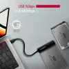 Axagon ADSA-FP2C USB-C 5Gbps - SATA 6G, 2.5 SSD/HDD SLIM adaptér - adaptér - digitálne/dátové rozširujúce karty/adaptéry
