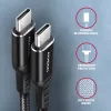 USB kábel Axagon BUCM-CM10AB 1m USB 2.0 USB C čierny