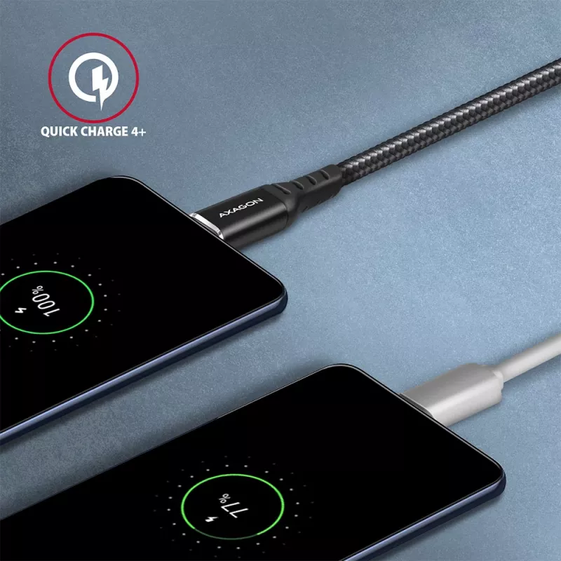 USB kábel Axagon BUCM-CM10AB 1m USB 2.0 USB C čierny