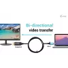 i-tec USB-C DisplayPort obojsmerný káblový adaptér 8K/30Hz 150 cm