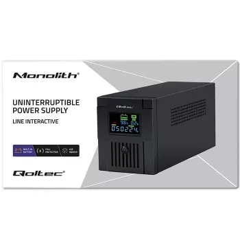 Záložný zdroj Qoltec 53771 2 kVA 1200 W 2 AC výstupy