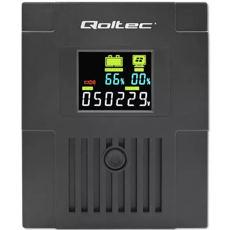 Záložný zdroj Qoltec 53771 2 kVA 1200 W 2 AC výstupy
