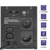Záložný zdroj Qoltec 53771 2 kVA 1200 W 2 AC výstupy