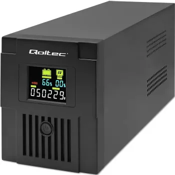 Záložný zdroj Qoltec 53771 2 kVA 1200 W 2 AC výstupy