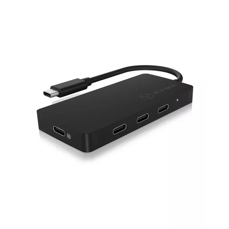 ICY BOX IB-HUB1429-CPD USB 3.2 Gen 2 (3.1 Gen 2) Type-C 10000 Mbit/s čierny