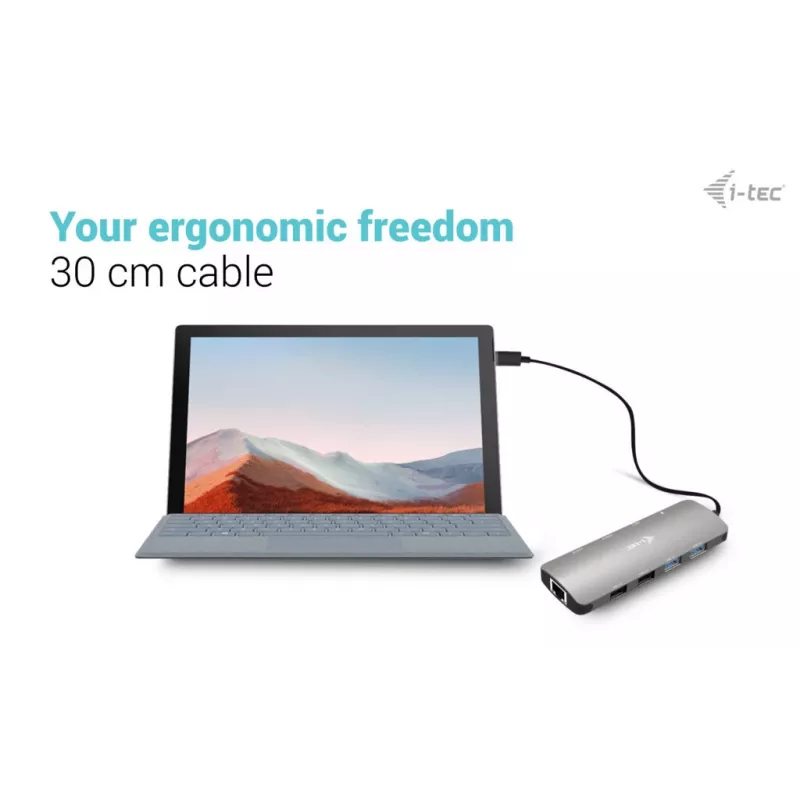 i-tec USB-C Metal Nano 2x Display dokovacia stanica + Power Delivery 100 W
