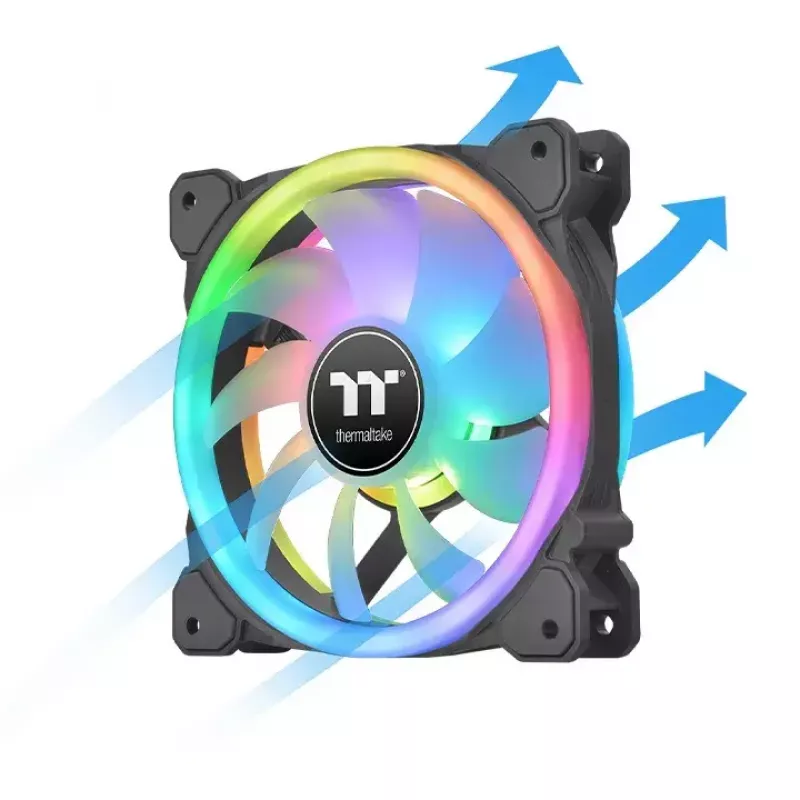 Thermaltake SWAFAN 12 RGB 12 cm ventilátor čierny 500–2000 RPM